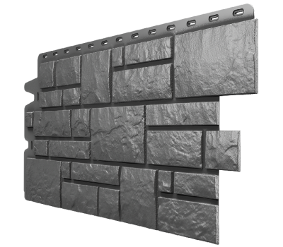 Фасадные панели (цокольный сайдинг) , Burg (камень), Металлик от производителя  Docke по цене 610 р