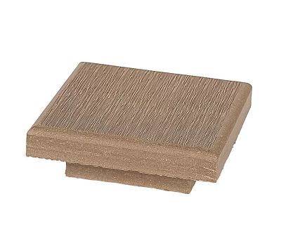 Крышка ДПК для столба 100x100 Орех от производителя  Deckart (Россия) по цене 580 р