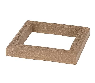 Рамка ДПК для столба 100x100 Орех от производителя  Deckart (Россия) по цене 700 р