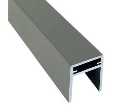 П-профиль алюминиевый 35x25 Серый от производителя  EasyDecking по цене 750 р