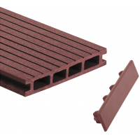 Заглушка для доски торцевая Красный (под заказ)