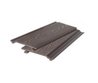 Фасадная доска ДПК 3D WOOD Тёмно-коричневый