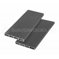 Грядочная доска ДПК с 3D-текстурой SW Rubus Графит