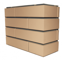 Пластиковая имитация кирпичного столба Реставрация Желтый Пластиковая имитация кирпичного столба Реставрация Желтый