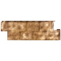 Фасадные панели (цокольный сайдинг) коллекция Галактика - Золото