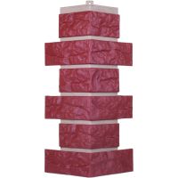 Угол Лондон Брик Кирпич - Красный