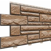 Цокольный сайдинг коллекция NEW - Миндаль Цокольный сайдинг коллекция NEW - Миндаль