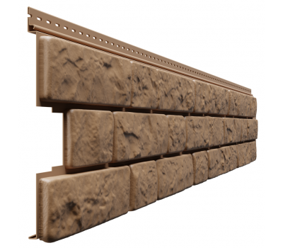 Фасадные панели - серия LUX BERGART под камень Лесной фундук от производителя  Docke по цене 402 р