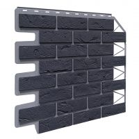 Фасадные панели Кирпич Баварский - Графит Фасадные панели Кирпич Баварский - Графит