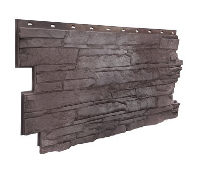 Фасадные панели (цокольный сайдинг) коллекция Скала - Желто-коричневый от производителя  Fineber по цене 740 р