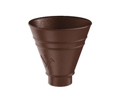 Воронка водосборная круглая RAL 8017 Коричневый matt 125/90 от производителя Aquasystem по цене 5 545 р Воронка водосборная круглая RAL 8017 Коричневый matt 125/90 от производителя Aquasystem по цене 5 545 р